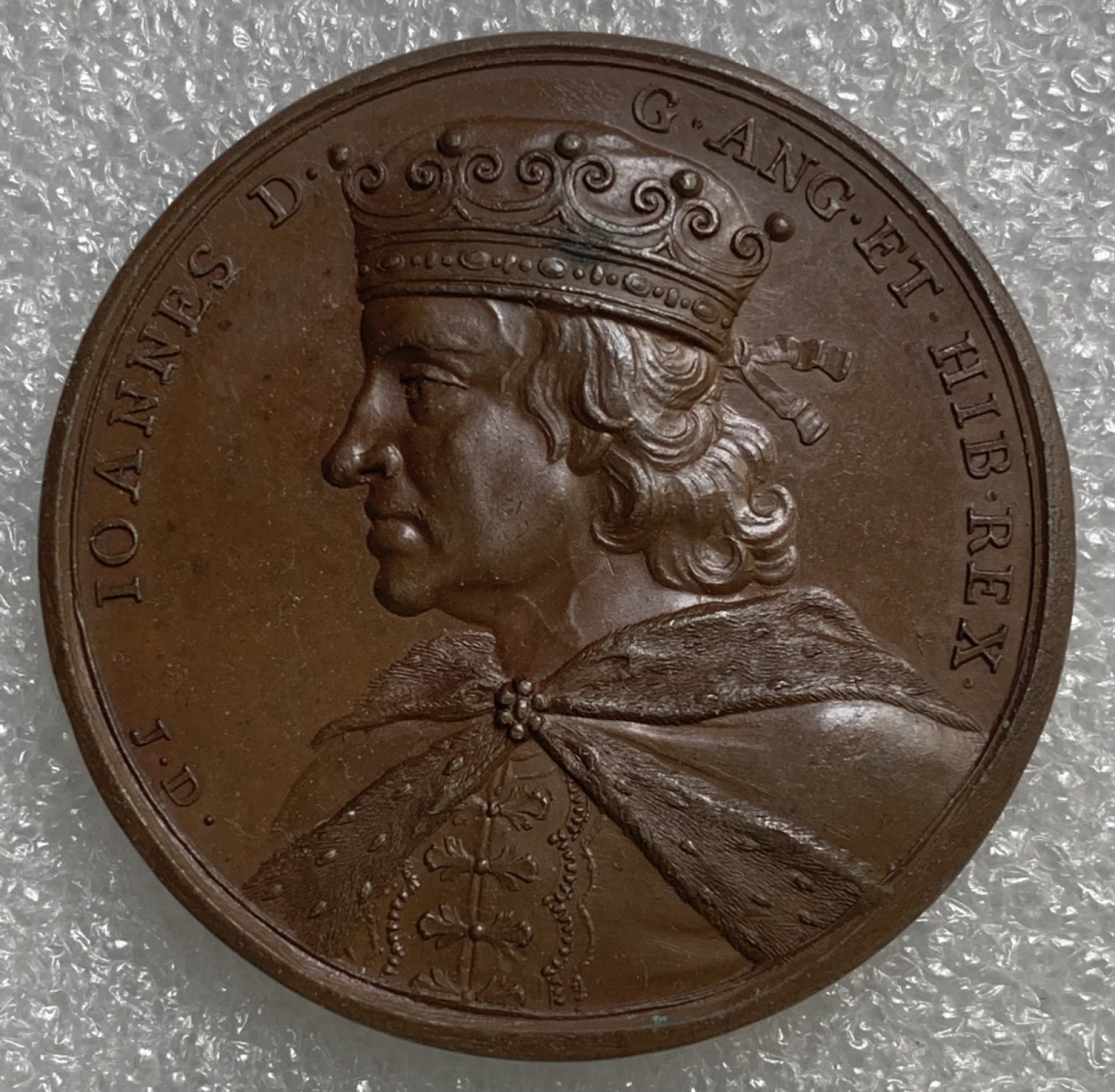 瓶子🏺第89期拍卖会 高浮雕英国1830年历届国王逝世纪念大铜章（6）