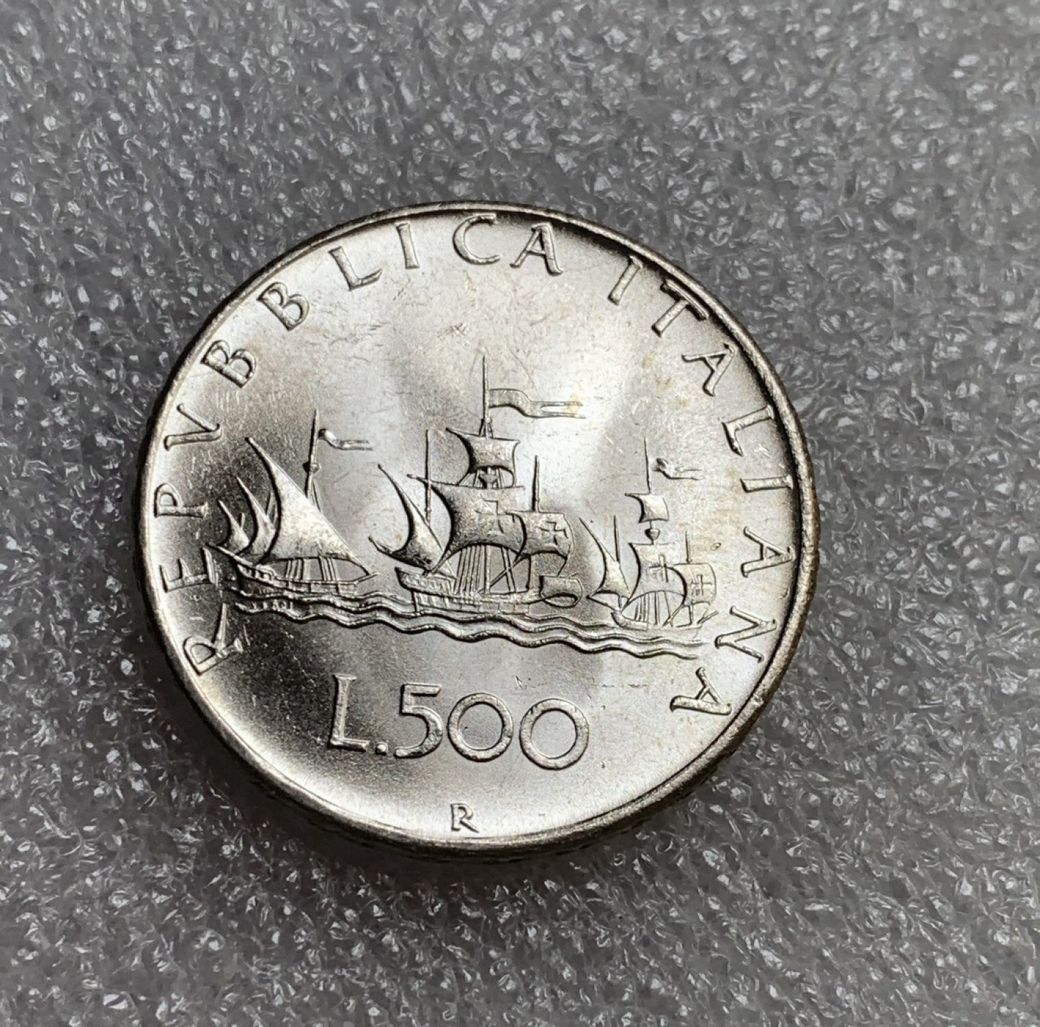 瓶子🏺第89期拍卖会 意大利帆船美女500里拉银币  原光