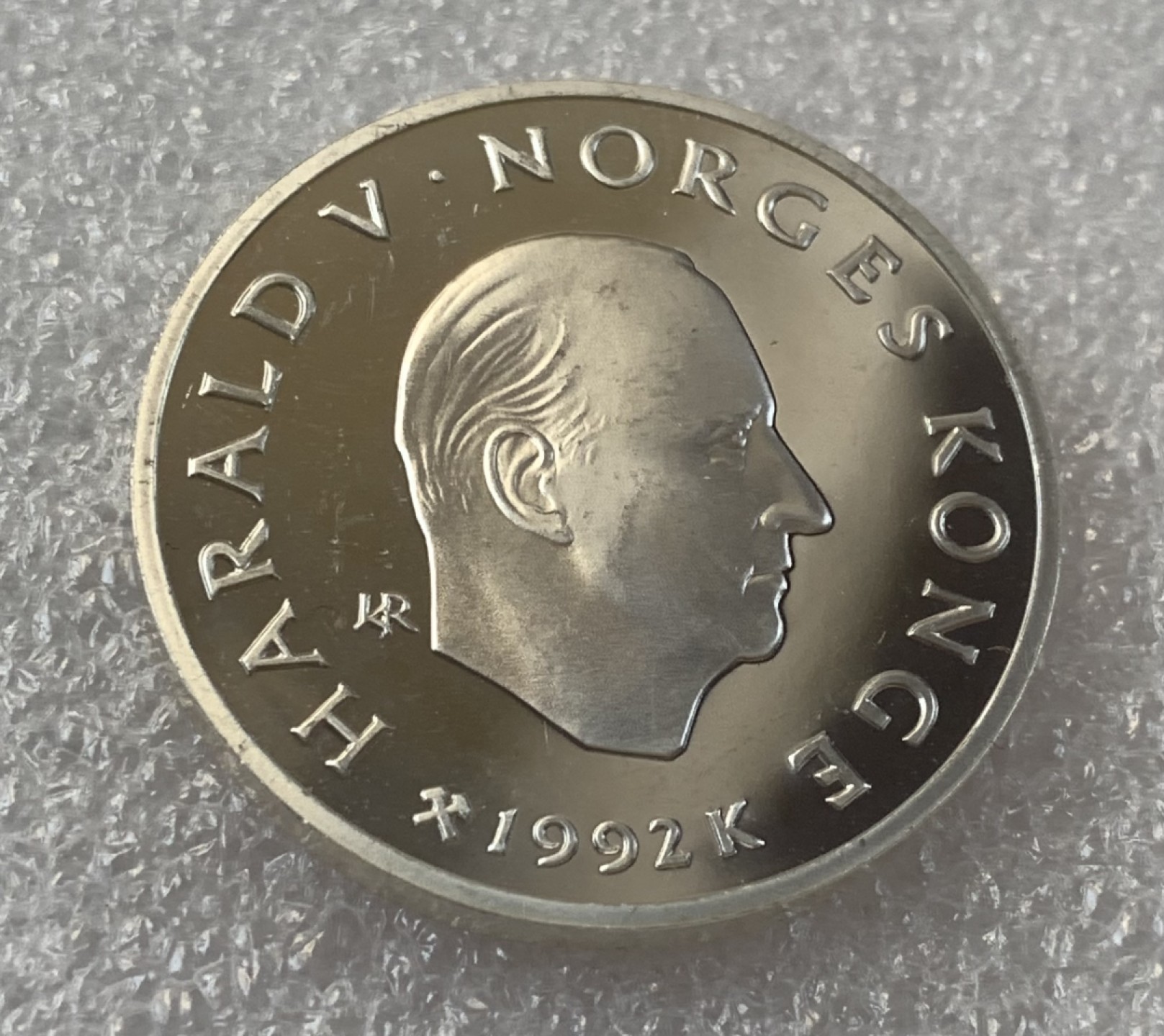 瓶子🏺第89期拍卖会 挪威1992年50克朗精制纪念银币 利勒哈默运动会儿童滑雪