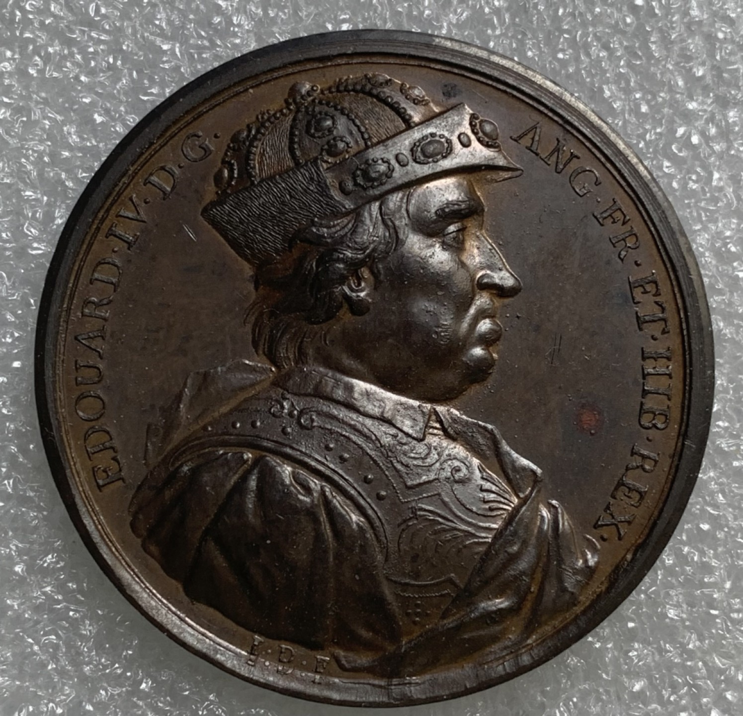 瓶子🏺第89期拍卖会 高浮雕英国1830年历届国王逝世纪念大铜章（8）