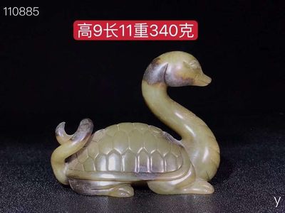 和田玉神龙摆件，手工雕刻、包浆醇厚，沁色深入肌理，尺寸如图。喜欢私询 - 和田玉神龙摆件，手工雕刻、包浆醇厚，沁色深入肌理，尺寸如图。喜欢私询