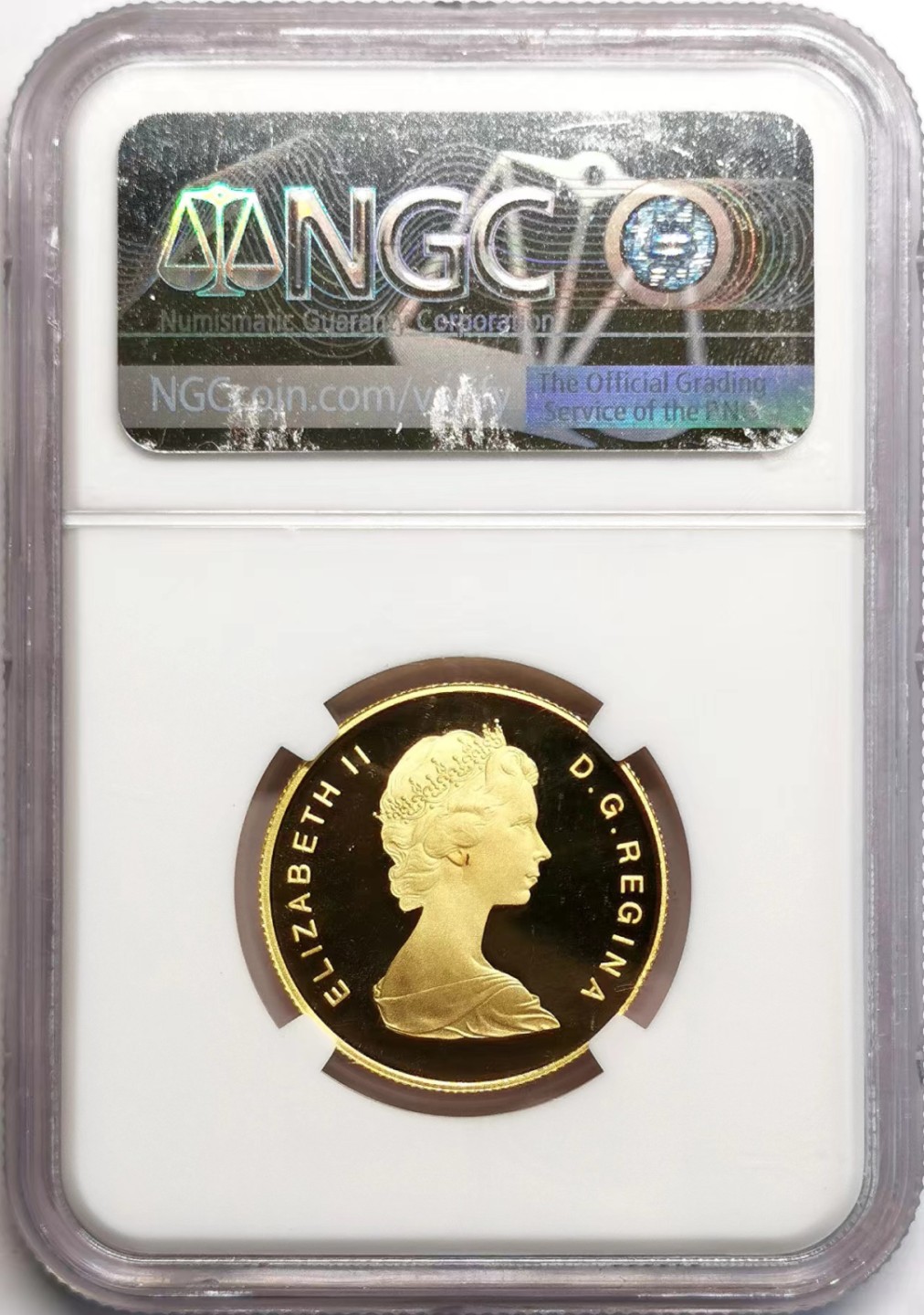 凡希社世界钱币微拍第二百三十七期 荐！1979加拿大儿童年金币NGC-PF69UC 16.96克 917金