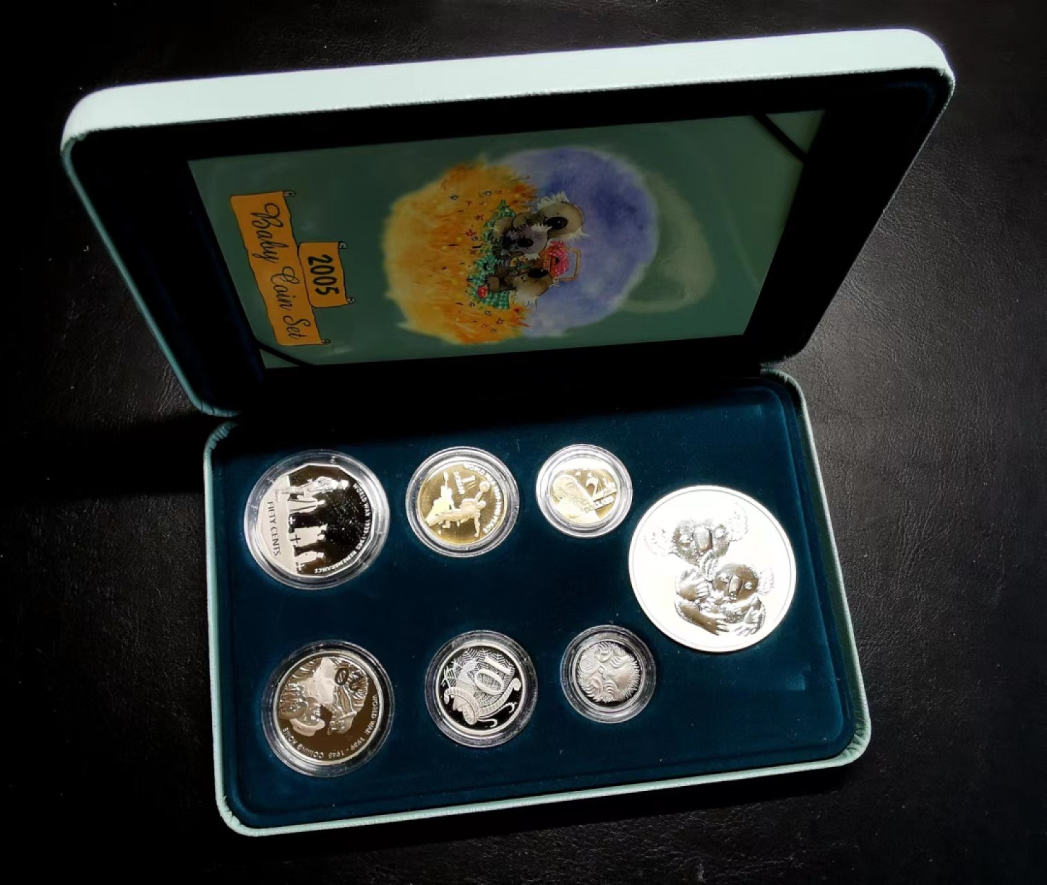 凡希社世界钱币微拍第二百三十七期 2003澳大利亚精铸PS带银章原厂包装！