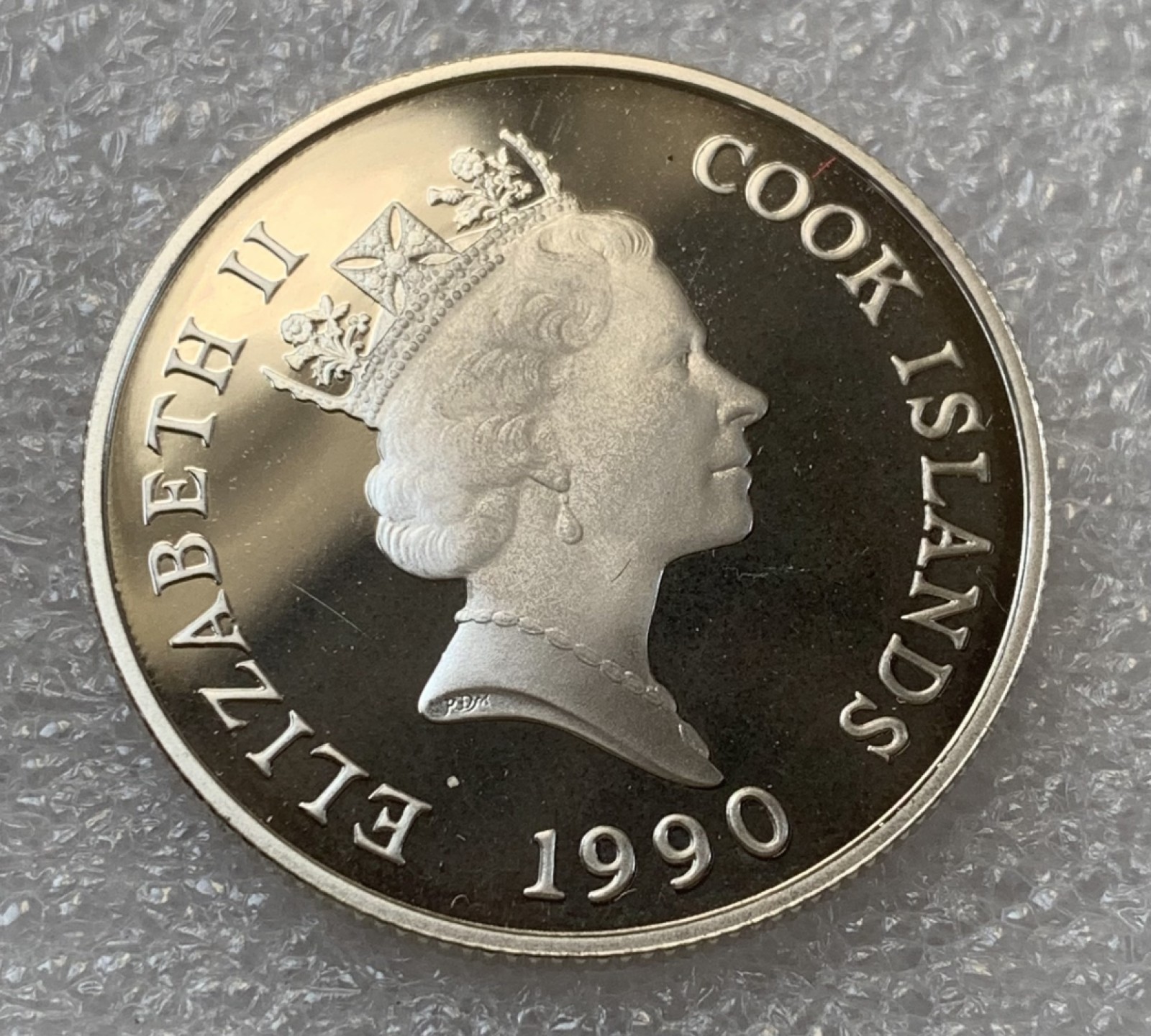 瓶子🏺第89期拍卖会 库克岛1990年10元精制银币