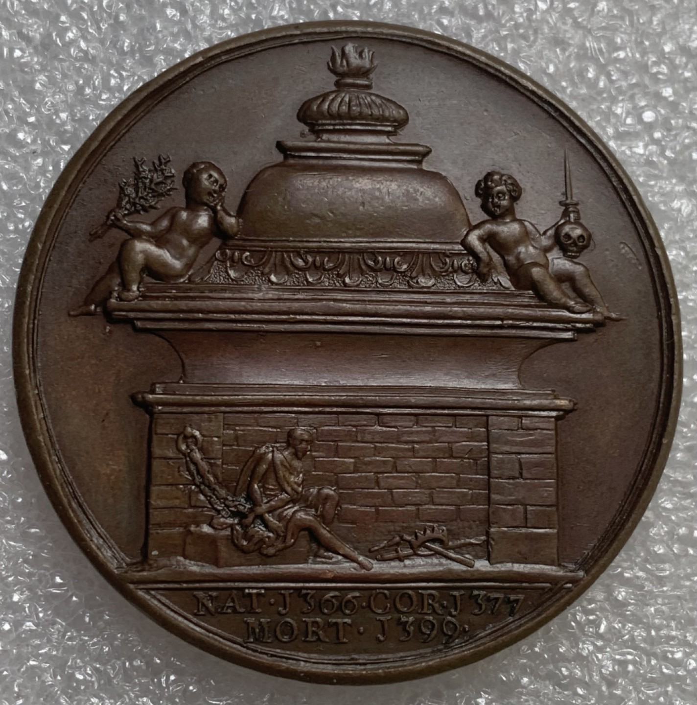 瓶子🏺第89期拍卖会 高浮雕英国1830年历届国王逝世纪念大铜章（3）