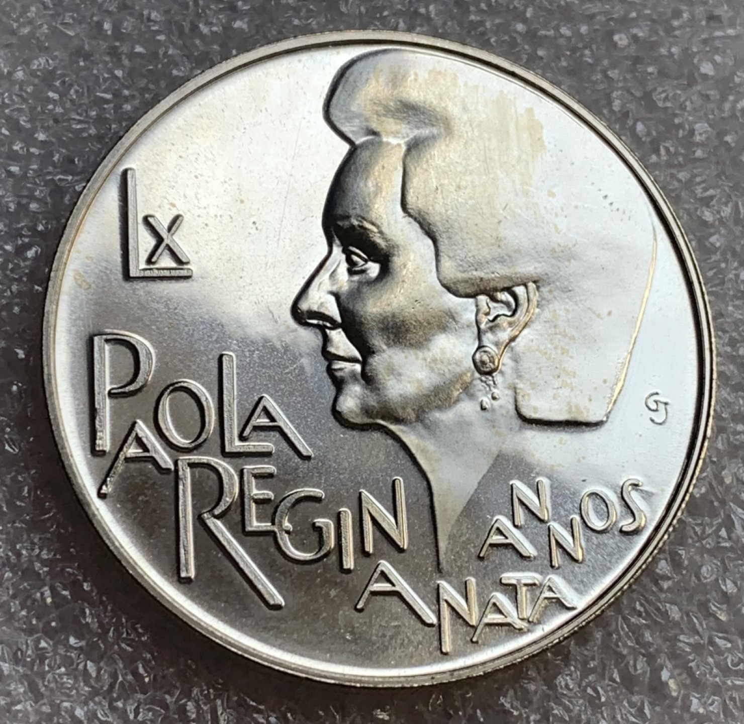 瓶子🏺第89期拍卖会 比利时王国1977年250法郎银币