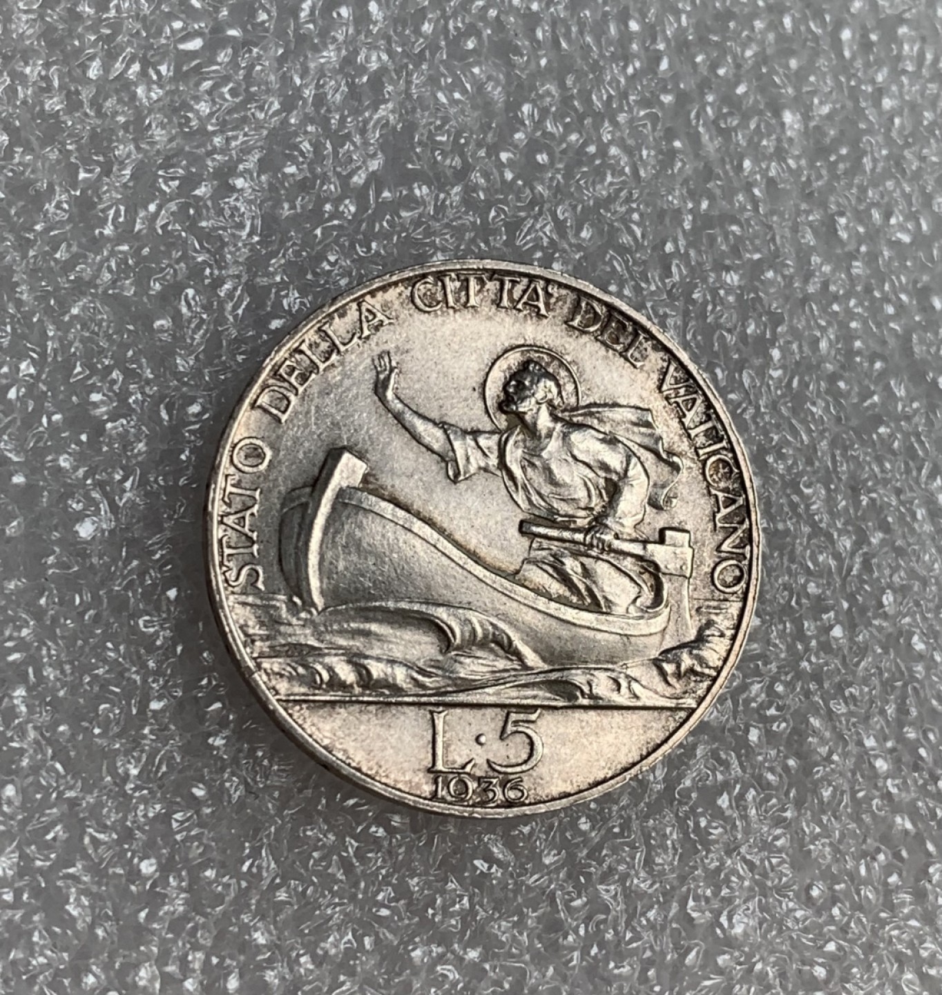 瓶子🏺第89期拍卖会 梵蒂冈1939年5里拉银币 第260任教皇庇护十二世