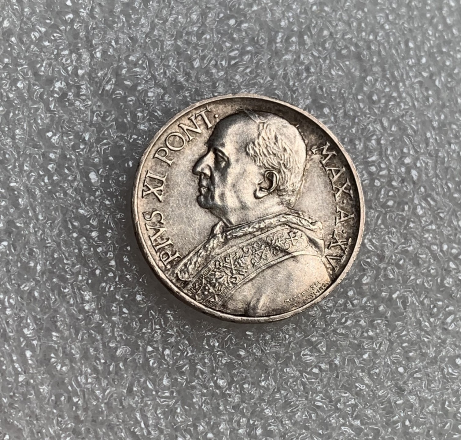 瓶子🏺第89期拍卖会 梵蒂冈1939年5里拉银币 第260任教皇庇护十二世