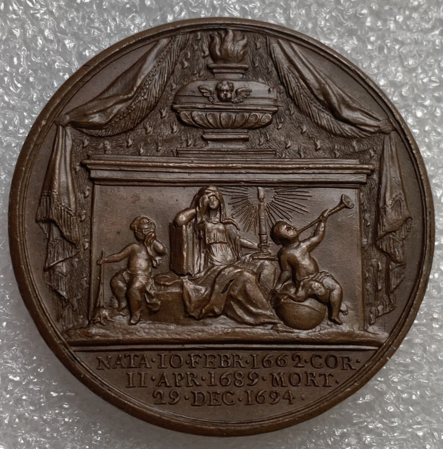 瓶子🏺第89期拍卖会 高浮雕英国1830年历届国王逝世纪念大铜章（2）