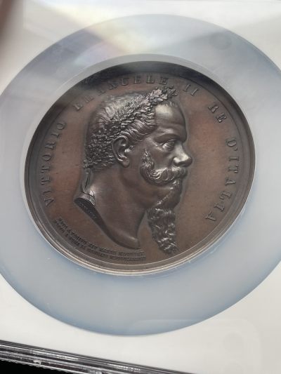欧洲章牌-拍卖第21场 - Speranza ～1878年意大利开国国王埃马努埃莱二世逝世纪念铜章