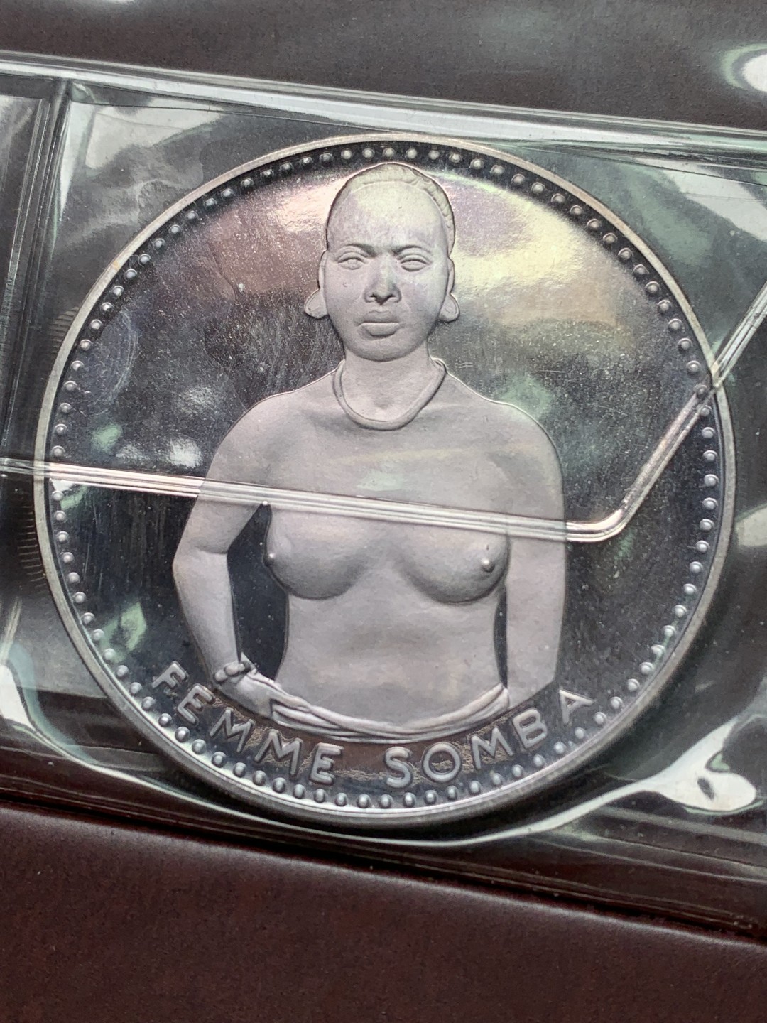 欢迎参加《竞宝斋》五一特拍-第161场-周日，周一 2场 达荷美 1971年（大钱包-奶妈）精制 全银 套币