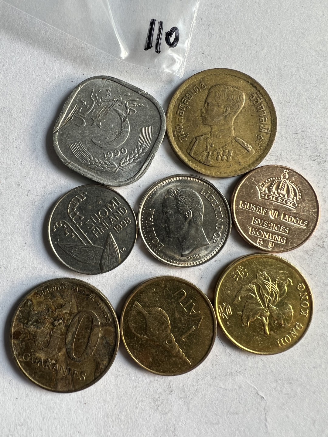 泡泡堂第298期  世界硬币 （无押金，捡漏，全场20包邮，偏远地区除外，接收代拍业务） 硬币一袋110