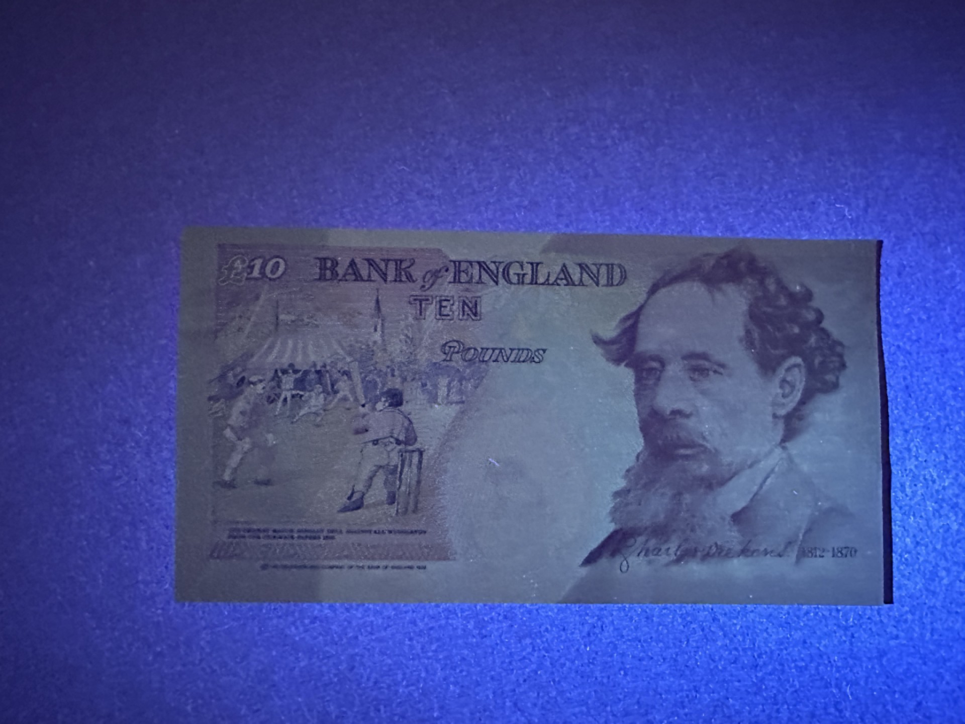 《张总和朋友们收藏》五一特别场——外币精品场 英格兰10镑 UNC E序列皇冠版