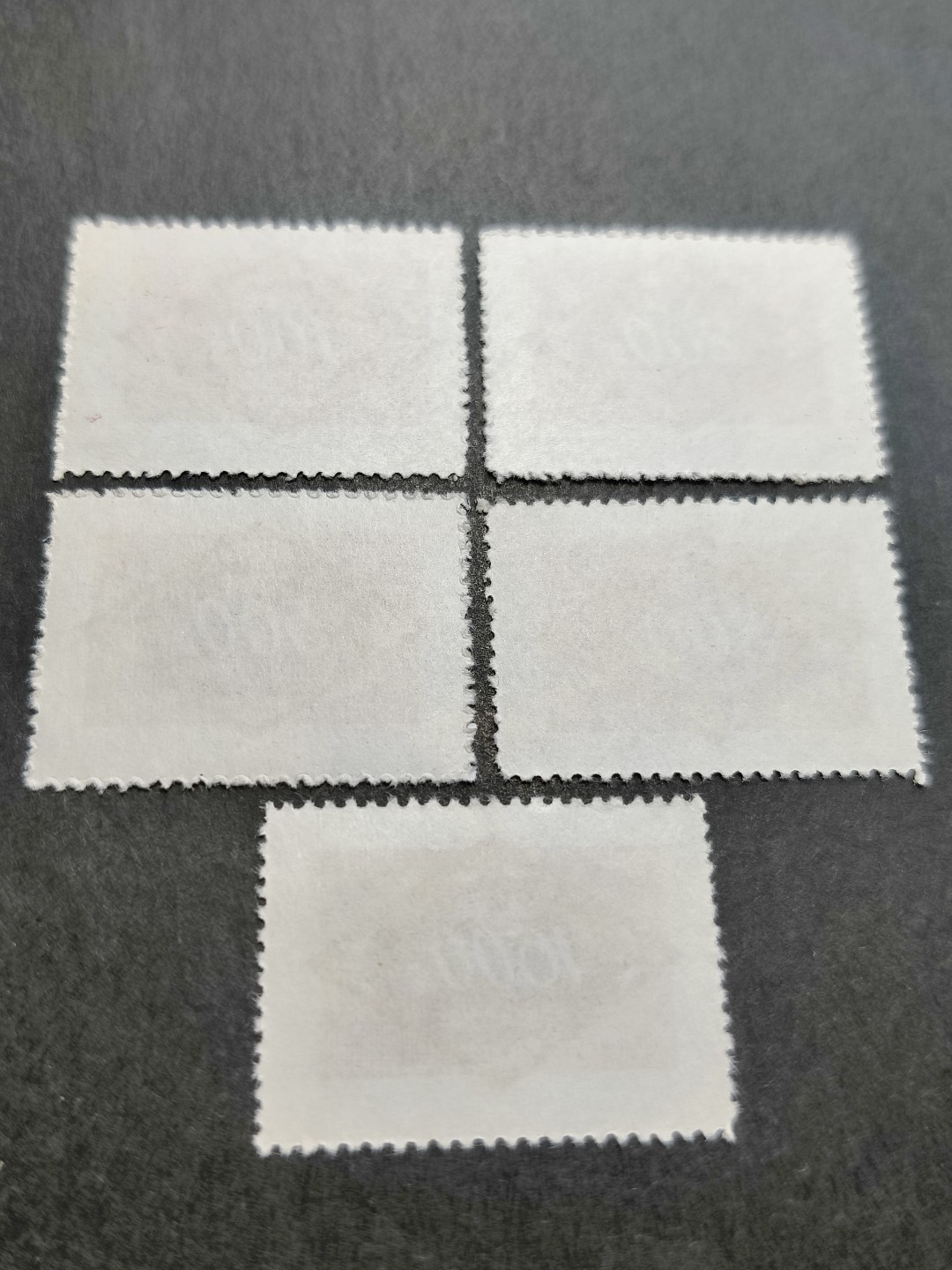 洪涛臻品批发群  精选邮票限时拍卖第二百五十期 欠2 红欠资5全 半个多世纪了还带出厂原始光泽! 面色鲜艳! 完美过灯! OP全品!【见成交价269元】