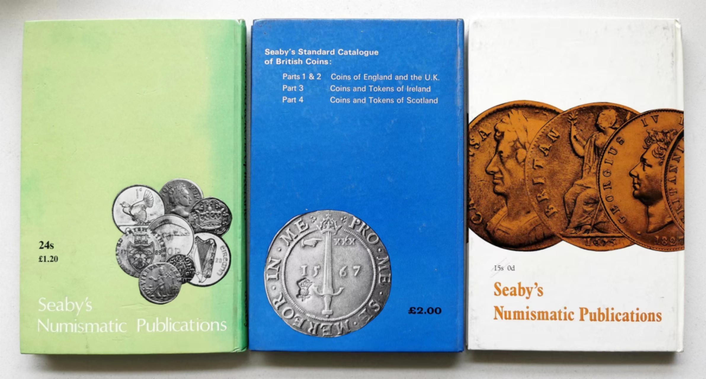 凡希社世界钱币微拍第二百三十七期 英格兰/苏格兰/爱尔兰钱币代币目录三本