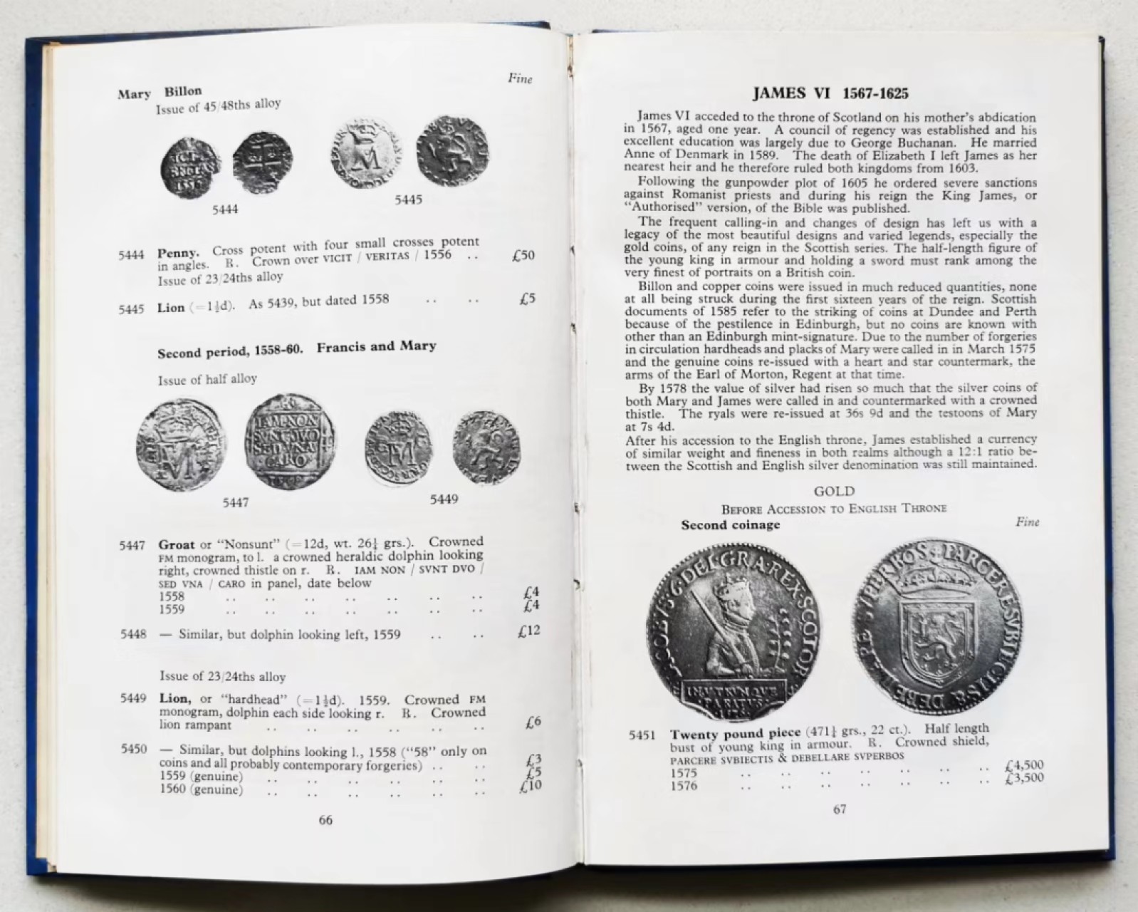 凡希社世界钱币微拍第二百三十七期 英格兰/苏格兰/爱尔兰钱币代币目录三本