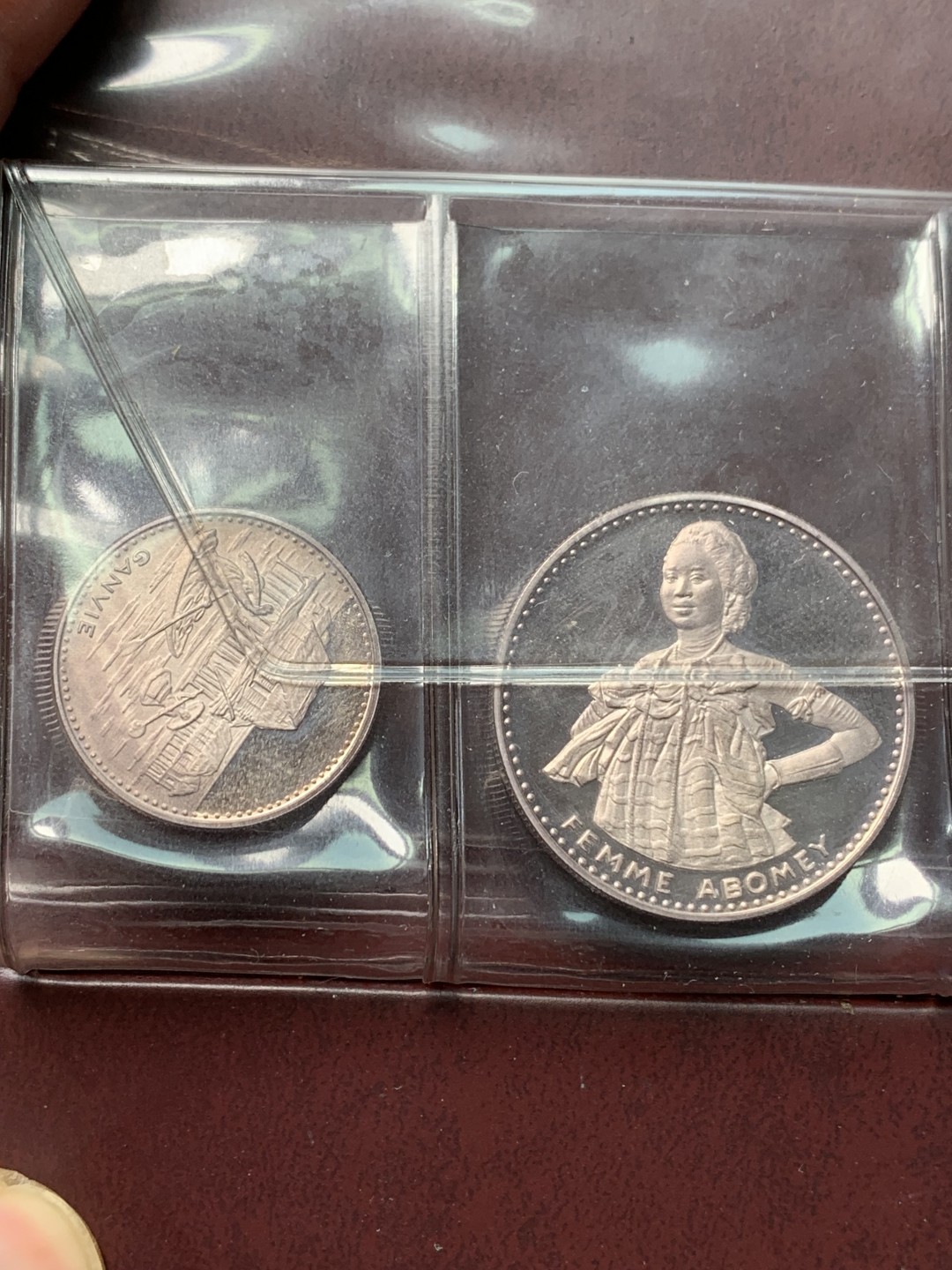 欢迎参加《竞宝斋》五一特拍-第161场-周日，周一 2场 达荷美 1971年（大钱包-奶妈）精制 全银 套币