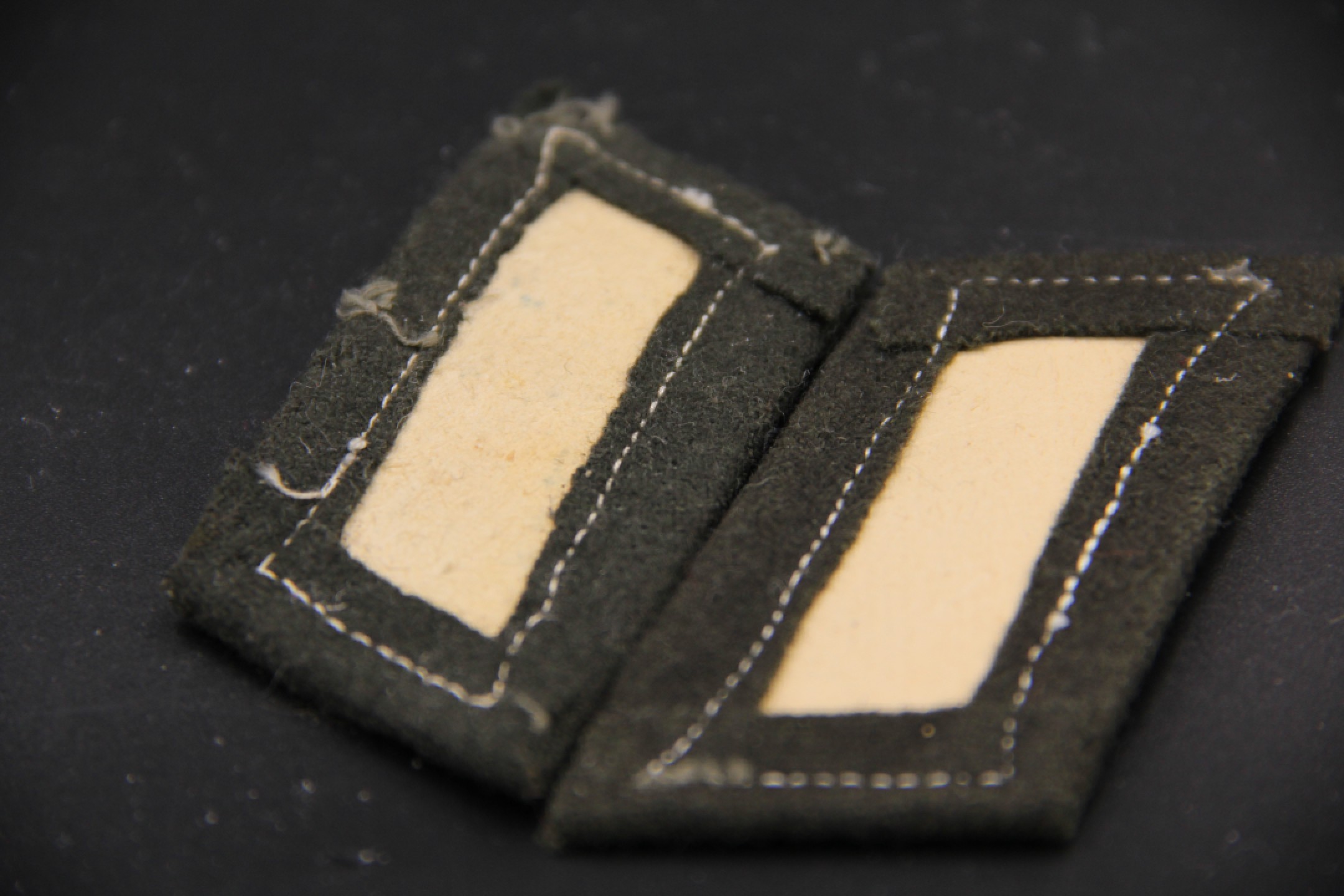 全场0起0押金！大陆勋赏俱乐部第二期拍卖 东德金属丝版士兵领章一对