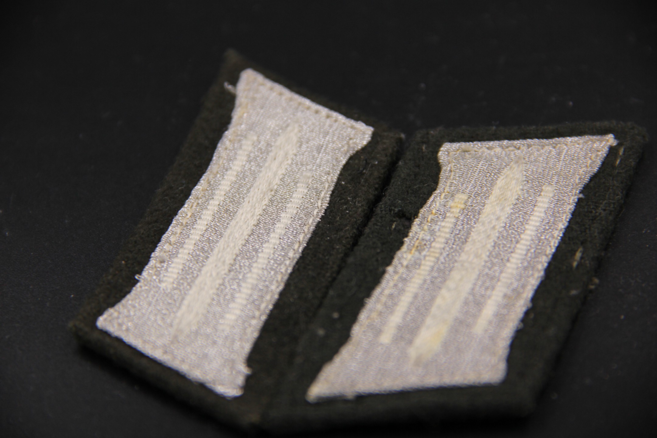 全场0起0押金！大陆勋赏俱乐部第二期拍卖 东德金属丝版士兵领章一对