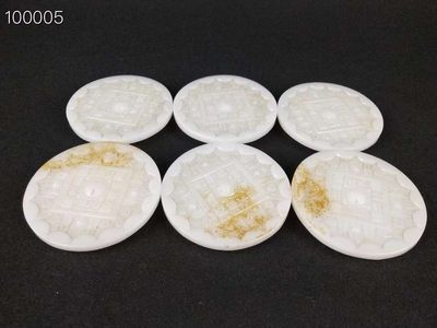 精雕天然和田玉玉镜（单个售价） 精雕天然和田玉玉镜（单个售价）
