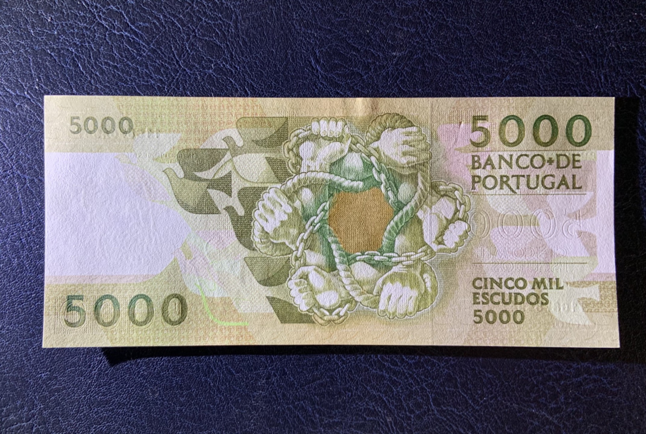 收藏联盟Quantum Auction 第255期拍卖  葡萄牙1991年5000埃斯库多 品相UNC-