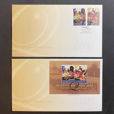 【第41期】莲池国际邮品拍卖 - 【澳大利亚】2009 女王生日纪念 套票和全张官封