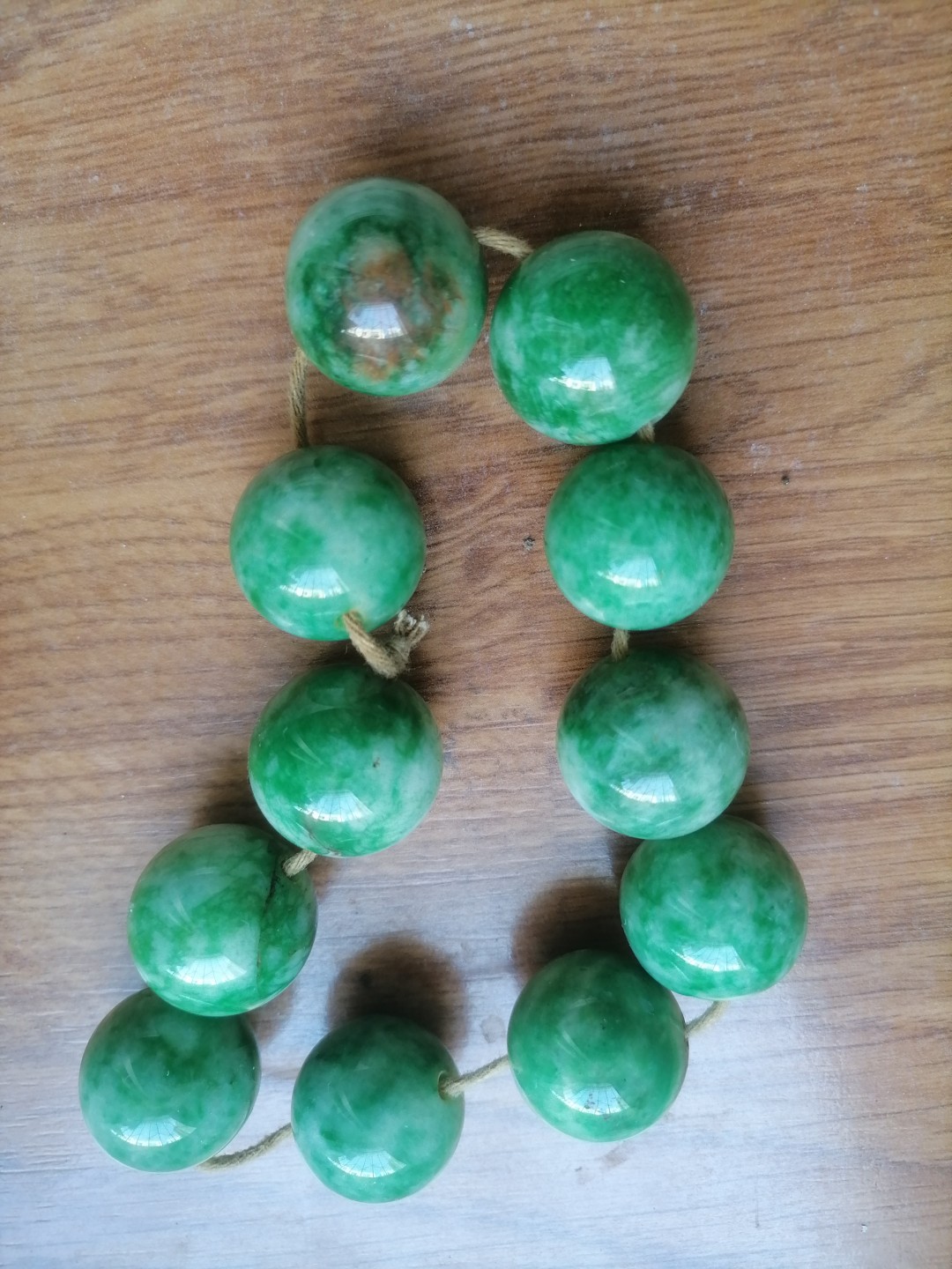 清代飘绿花翡翠珠串- 雅龙堂- 雅龙堂- 麦稀奇