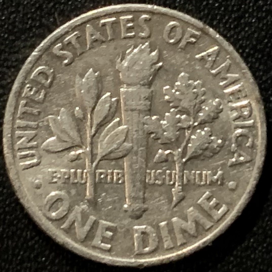 紫瑗钱币——第265期拍卖 美国 1961年 罗斯福 10美分 2.5克 0.9银 UNC