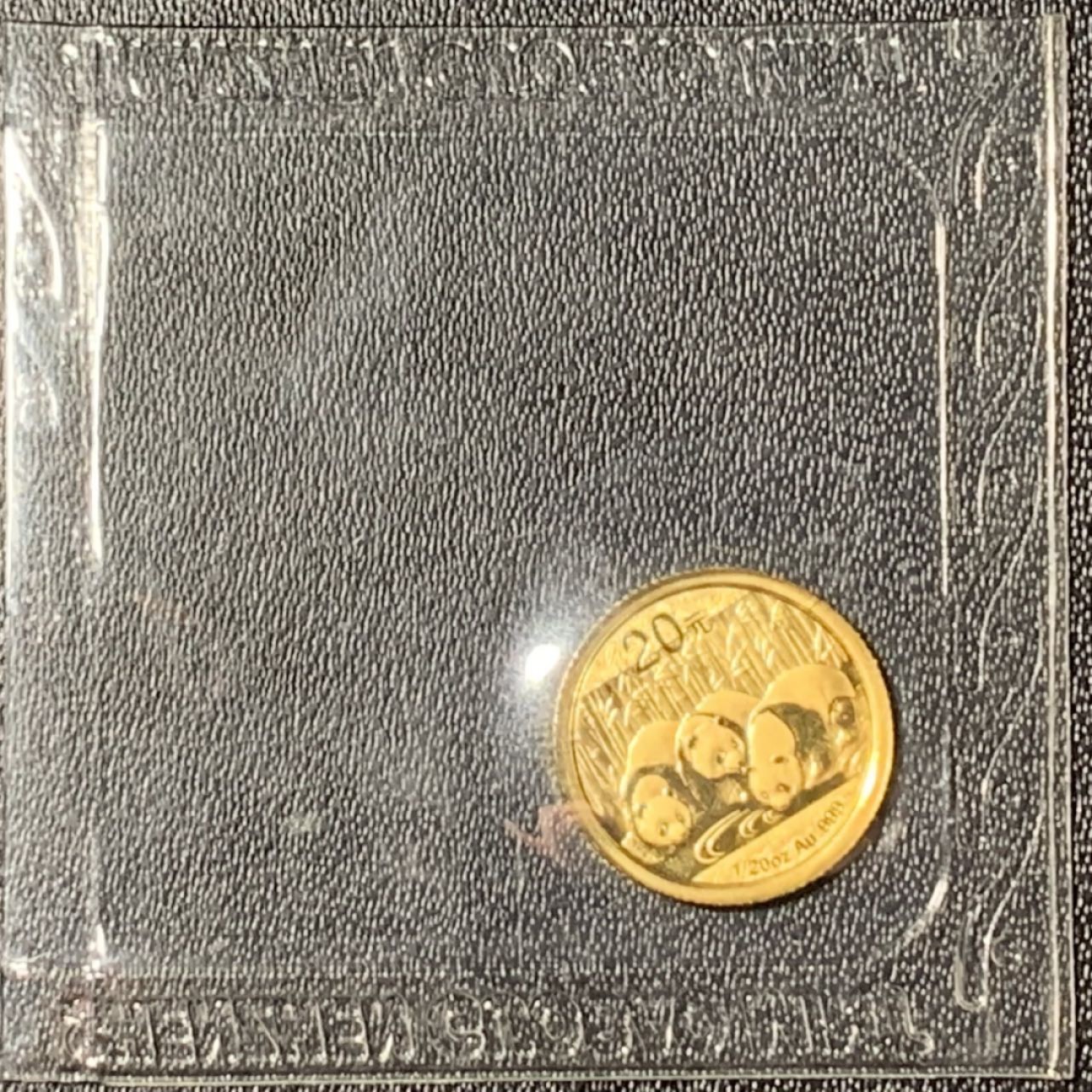 紫瑗钱币——第265期拍卖 中国 2013年 熊猫金币 1/20 盎司 1.56克 0.999金 原封