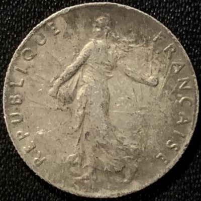 紫瑗钱币——第281期拍卖 - 法国 1916年 播种女神 50分 2.5克 0.835银