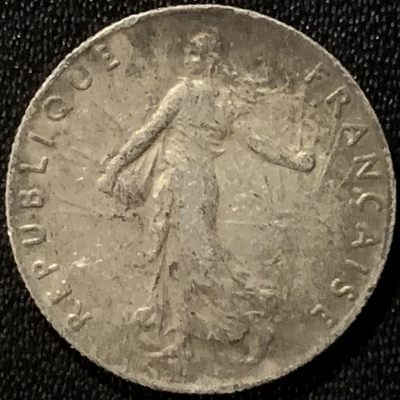 紫瑗钱币——第281期拍卖 - 法国 1916年 播种女神 50分 2.5克 0.835银