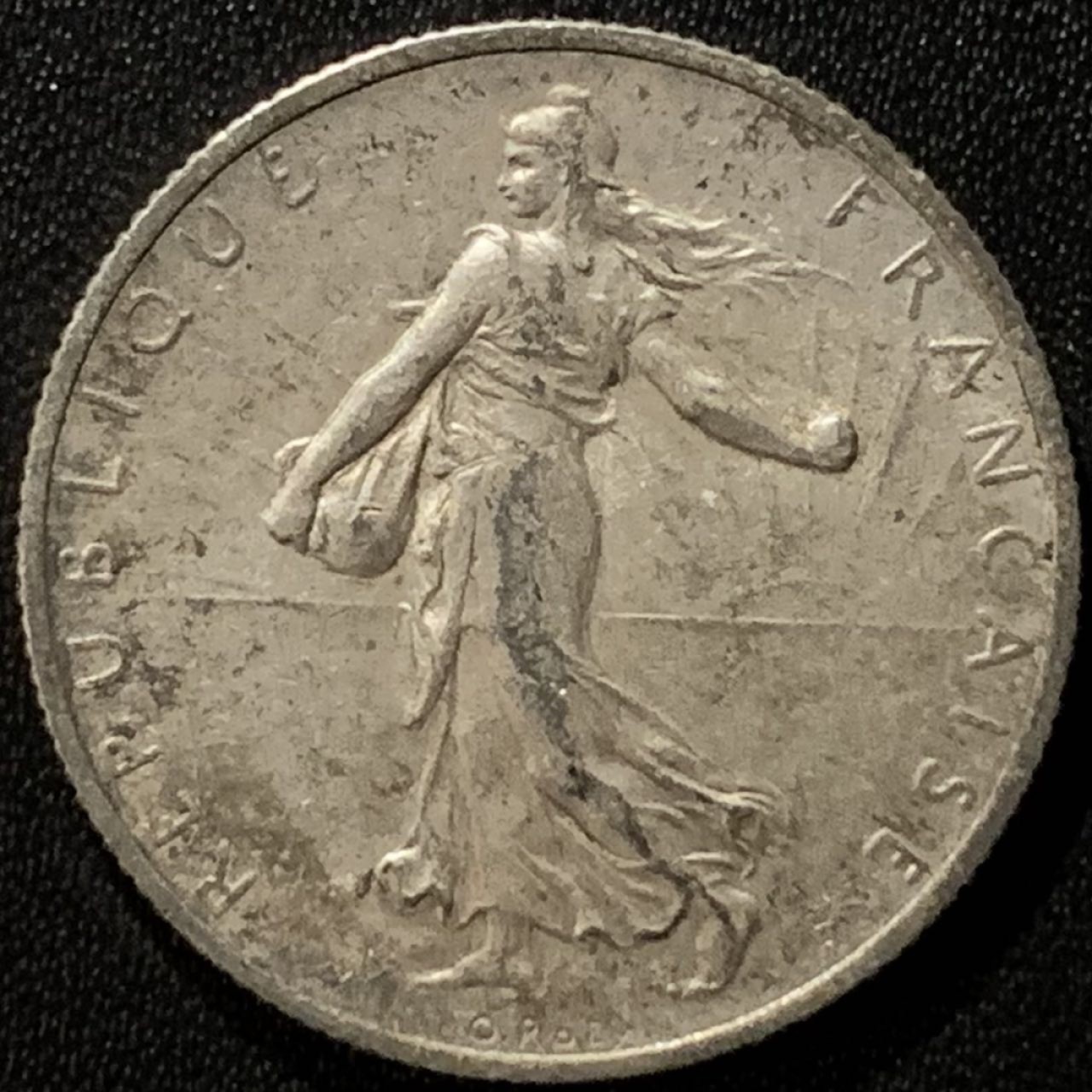 紫瑗钱币——第265期拍卖 法国 1918年 播种女神 2法郎 10克 0.835银