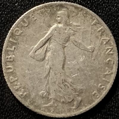 紫瑗钱币——第281期拍卖 - 法国 1908年 播种女神 50分 2.5克 0.835银