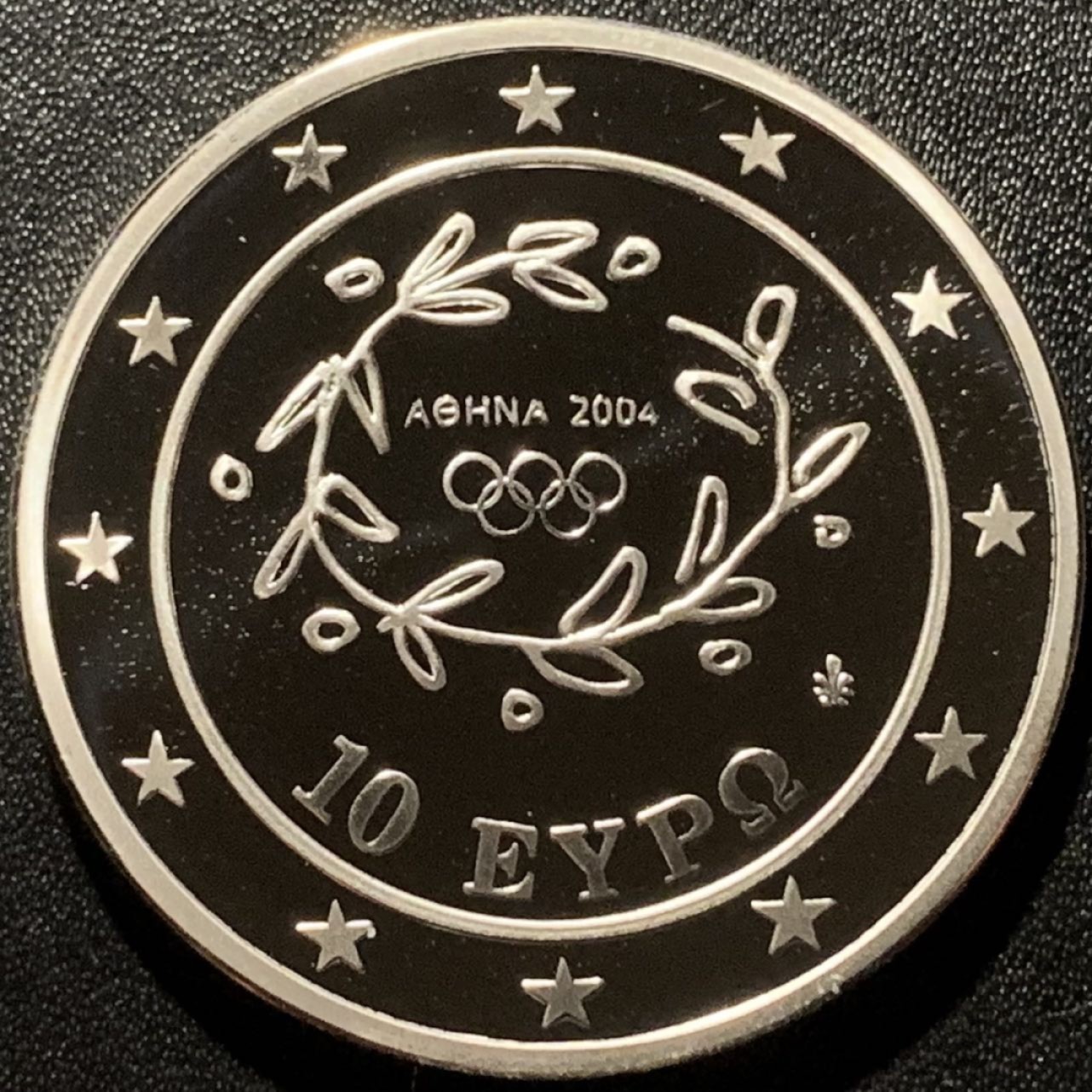 紫瑗钱币——第281期拍卖 希腊 2003年 雅典奥运会 古代与现代摔跤 10欧元 34克 0.925银 精制
