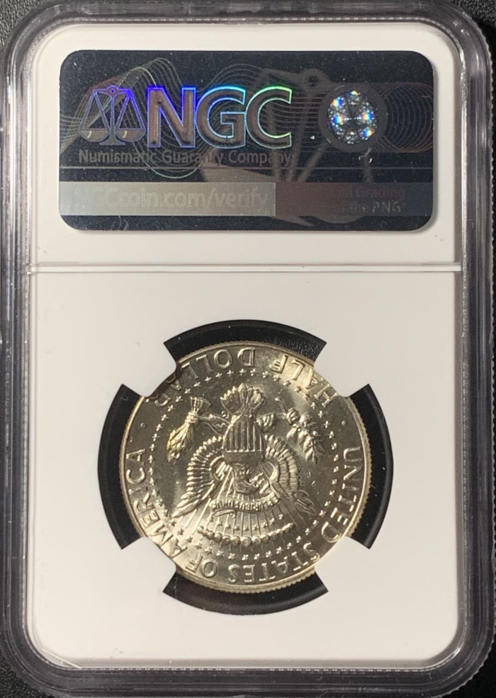 紫瑗钱币——第265期拍卖 美国 1965年 肯尼迪 50美分 半美元 银币 NGC MS65