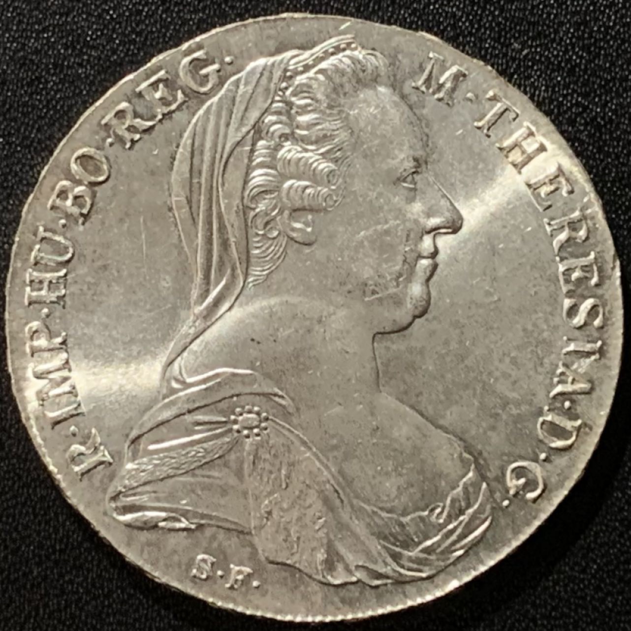 紫瑗钱币——第281期拍卖 奥匈帝国 1780年 特蕾莎·玛格丽特 大奶妈 1泰勒 银币 UNC