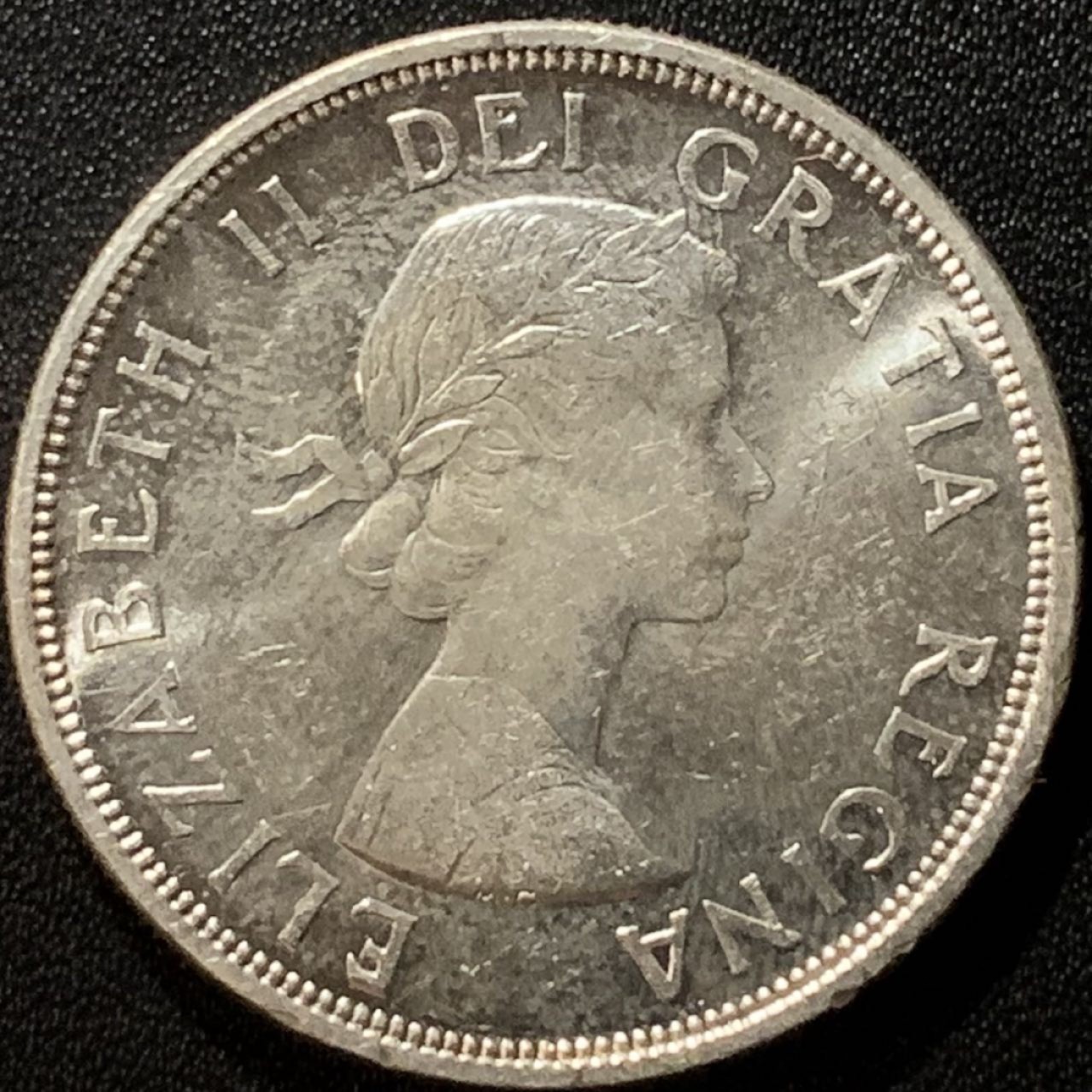 紫瑗钱币——第265期拍卖 加拿大 1964年 伊丽莎白二世 夏洛特百年 1元 23.5克 0.8银 UNC