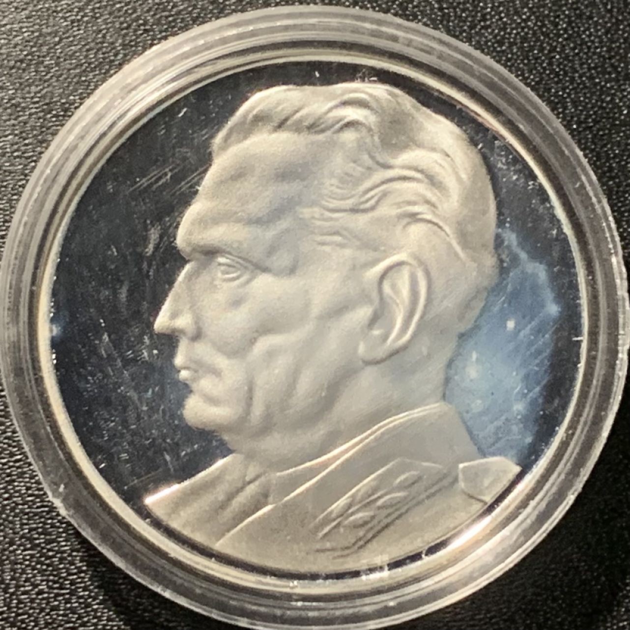 紫瑗钱币——第265期拍卖 南斯拉夫 1982年 国际皮划艇锦标赛 铁托 1500第纳尔 22克 0.925银 精制