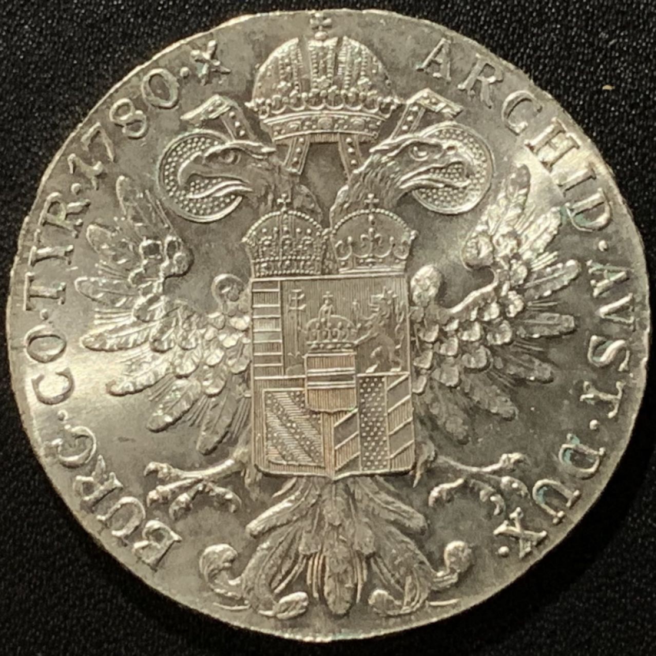 紫瑗钱币——第281期拍卖 奥匈帝国 1780年 特蕾莎·玛格丽特 大奶妈 1泰勒 银币 UNC