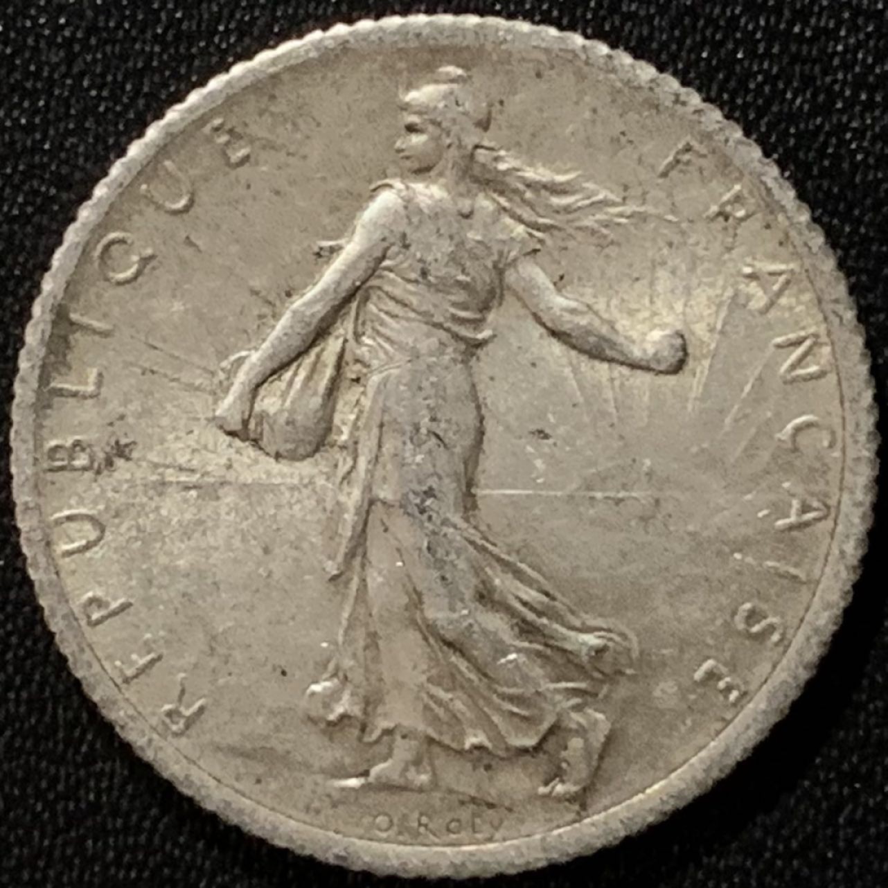 紫瑗钱币——第265期拍卖 法国 1916年 播种女神 1法郎 5克 0.835银