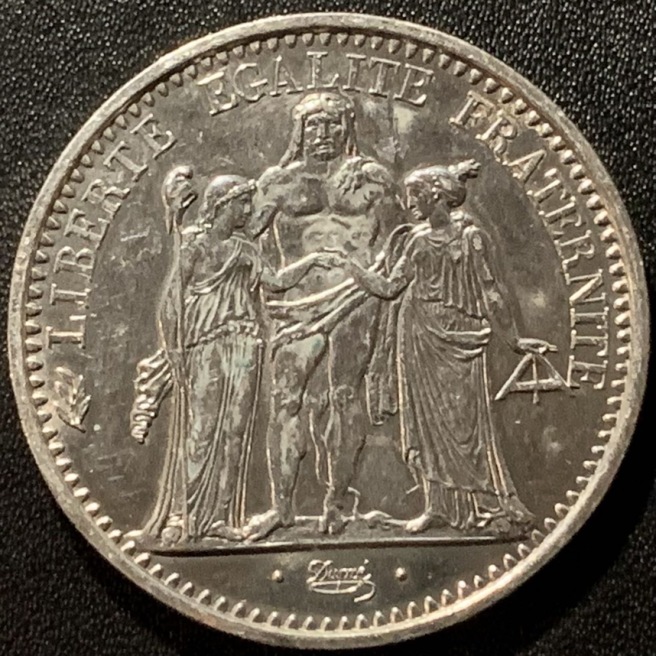 紫瑗钱币——第265期拍卖 法国 1968年 大力神 10法郎 25克 0.9银 