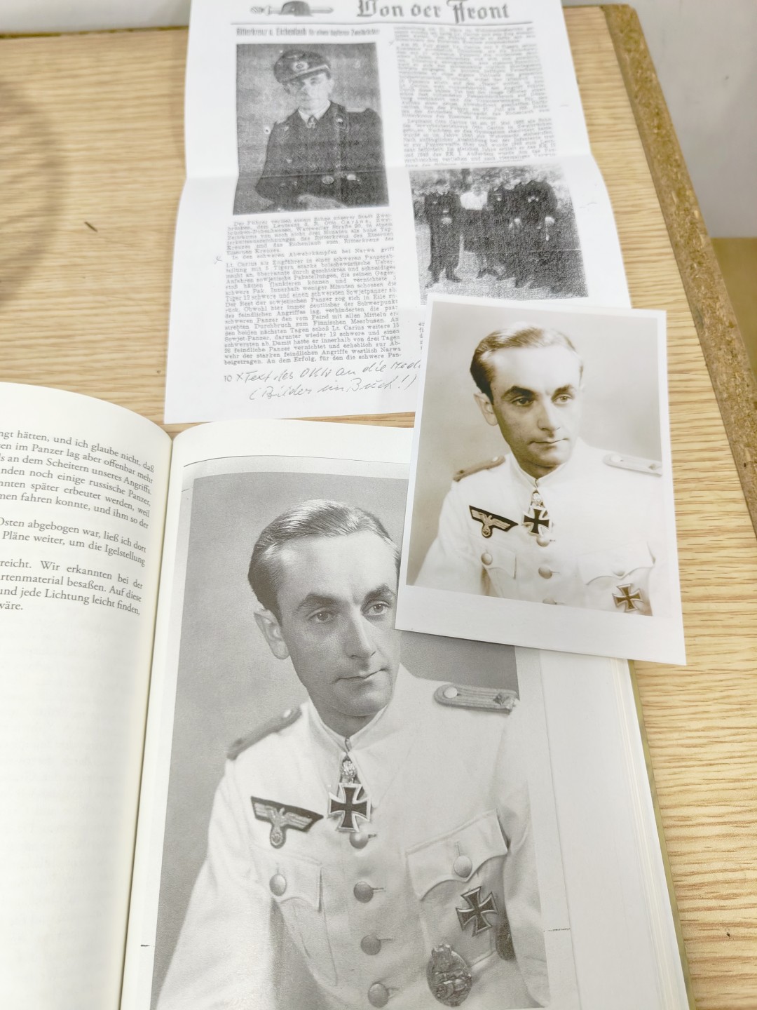 全场0元起拍 第53期 咸鱼国勋章拍卖专场 5月7日（周日）下午6：00开始 奥托.卡尔尤斯印签传记 带照片和复印报纸⭐