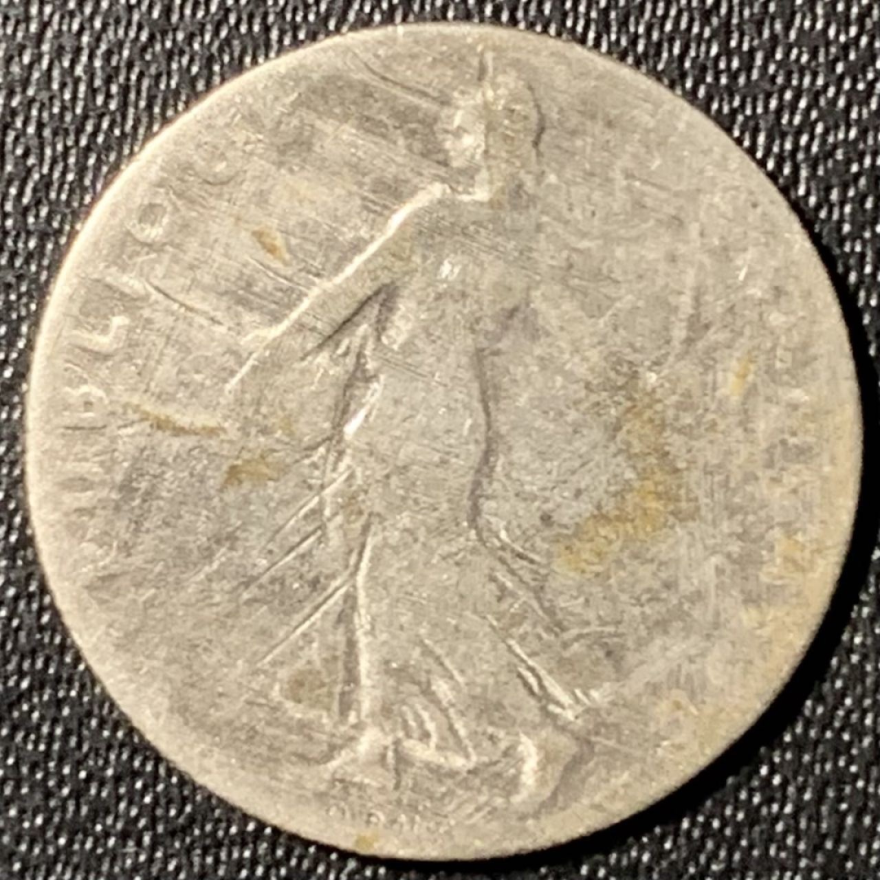 紫瑗钱币——第267期拍卖 法国 1899年 播种女神 50分 2.5克 0.835银