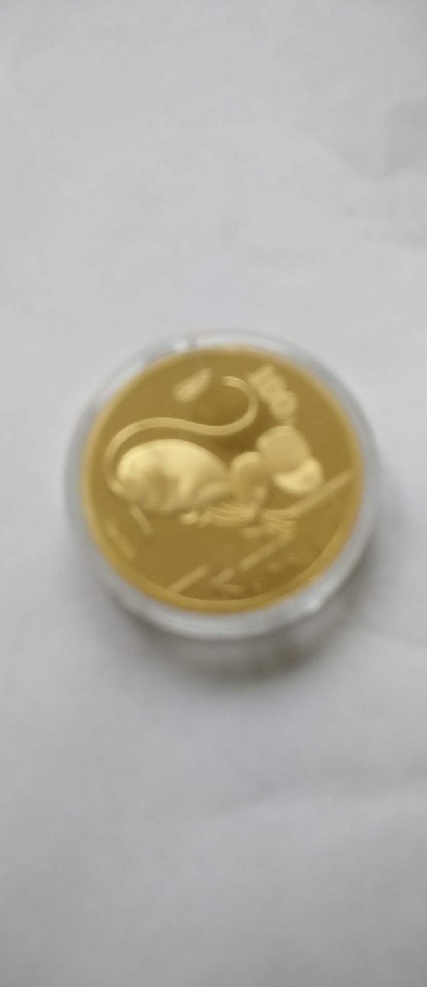 开心收藏，无佣金 非常稀少，中国邮政发行，第一轮生肖纪念章，鼠