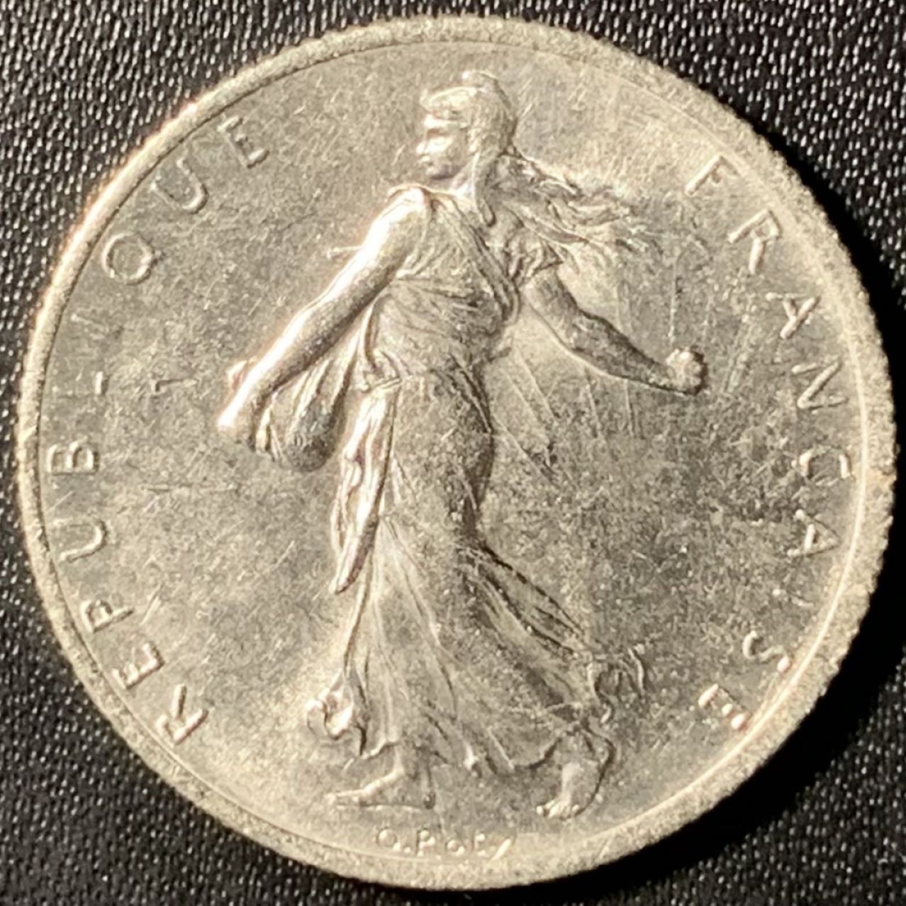 紫瑗钱币——第267期拍卖 法国 1919年 播种女神 2法郎 10克 0.835银