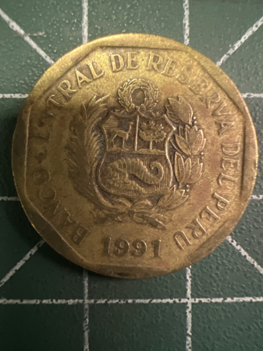 泡泡堂第305期  世界硬币 （无押金，捡漏，全场20包邮，偏远地区除外，接收代拍业务） 秘鲁20分