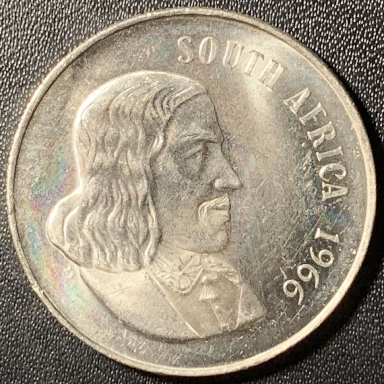 紫瑗钱币——第285期拍卖 南非 1966年 总督吕贝克 1兰特 15克 0.8银 UNC