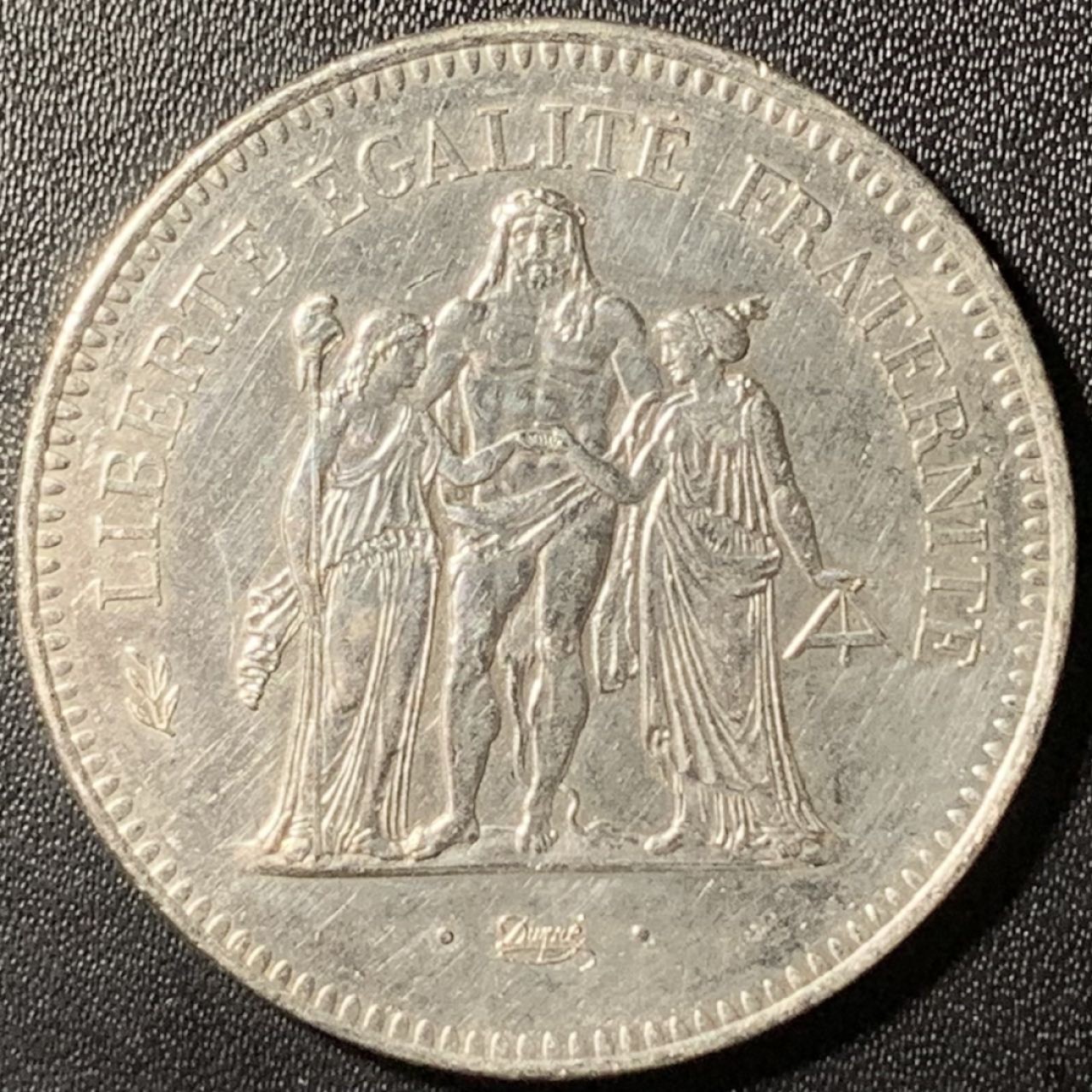 紫瑗钱币——第267期拍卖 法国 1976年 大力神 50法郎 30克 0.9银 