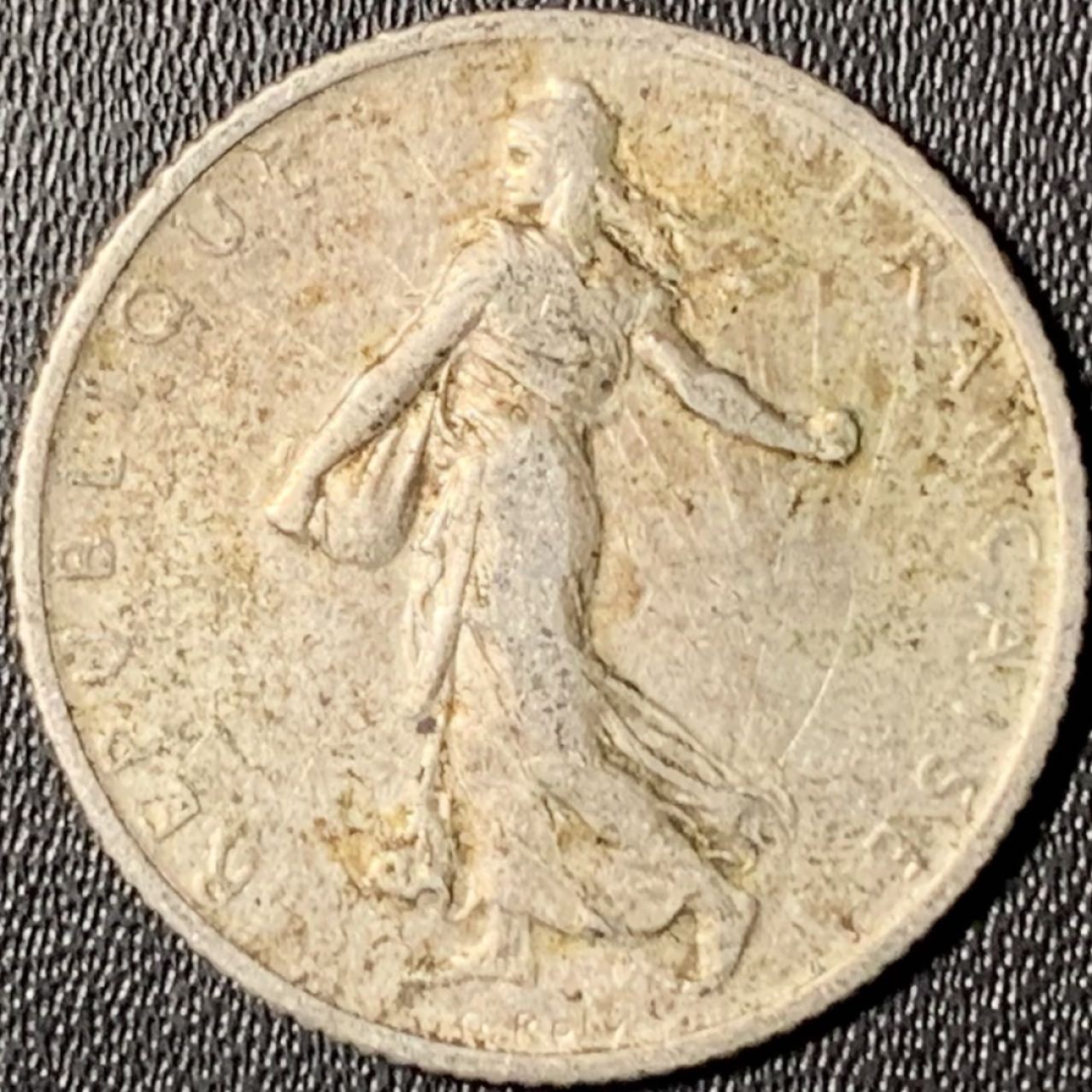 紫瑗钱币——第268期拍卖 法国 1912年 播种女神 1法郎 5克 0.835银