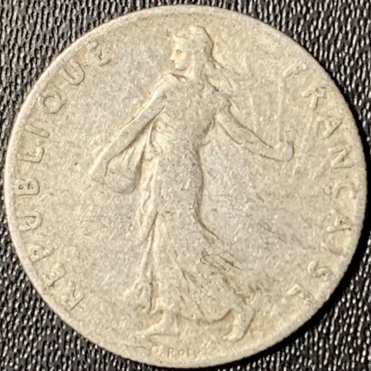 紫瑗钱币——第268期拍卖 法国 1910年 播种女神 50分 2.5克 0.835银